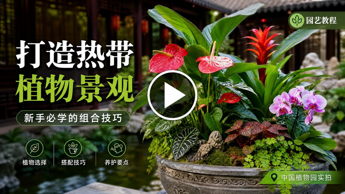 糖心【糖心AI赋能】AI植物视频剪辑教程演示，智能场景设计视频