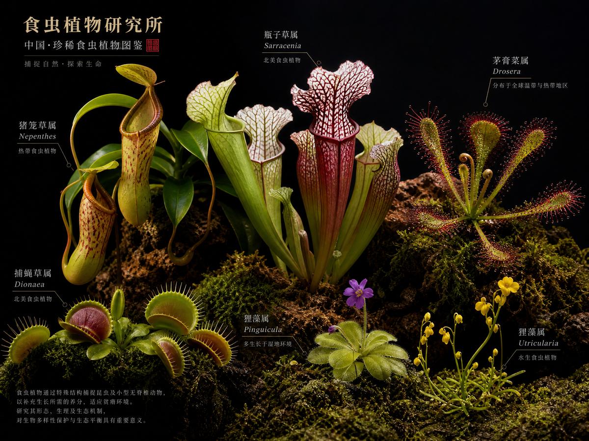糖心【糖心植物视频】热带雨林珍稀食虫植物完整视频教程演示